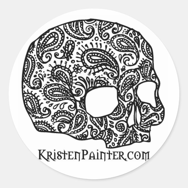 Skull sticker (Front)