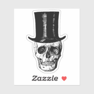 Skull Stickers, Skull Laptop Sticker,
