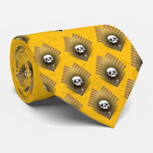 Skull & Sticks (Hockey) Tie