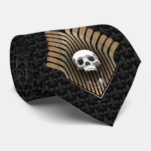 Skull & Sticks (Hockey) Tie