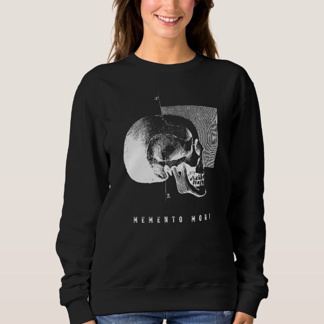Skull Stoic Memento Mori Sweatshirt (Front)