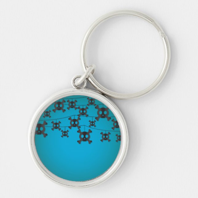 Skull string key ring (Front)