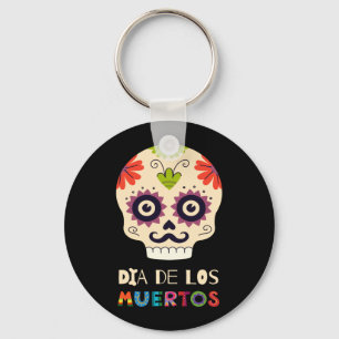 Skull Sugar Skull _ Camiseta Day Of The Government Key Ring