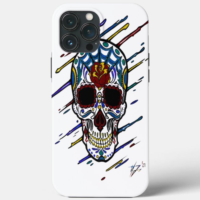skull sugar skull Case-Mate iPhone case (Back)
