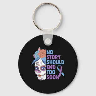 Skull Sunflower Suicide Awareness Psychiatrists Th Key Ring