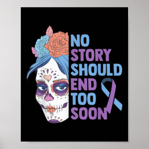 Skull Sunflower Suicide Awareness Psychiatrists Th Poster