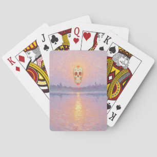 Skull Sunset Classic Playing Cards