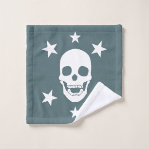 SKULL SUPERSTAR bathroom linen Wash Cloth