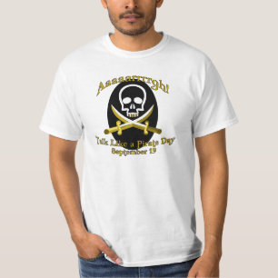 Skull Sword Talk Like a Pirate Day T-Shirt