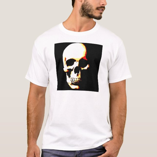 Skull T-Shirts: Fantasy Art Rock Punk T-Shirt (Front)