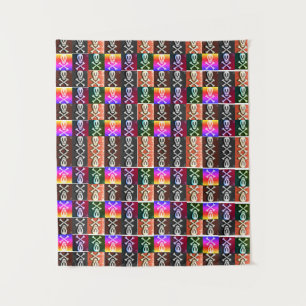 skull tapestry