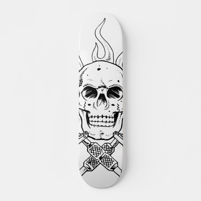Skull Tattoo Skateboard (Front)