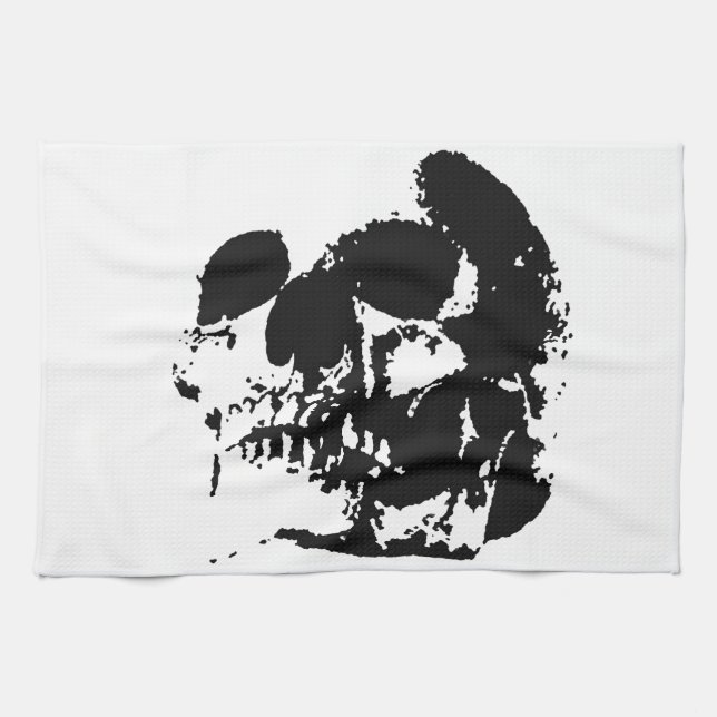 Skull Tea Towel (Horizontal)