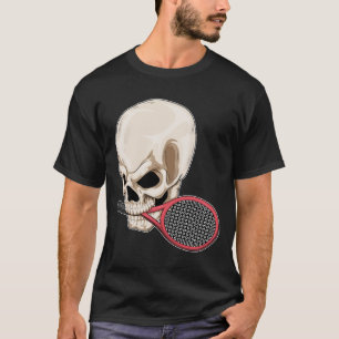 Skull Tennis Tennis racket T-Shirt
