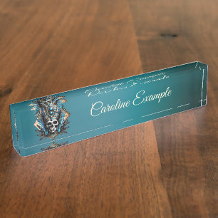 Skull that embodies the mystical aura  nameplate