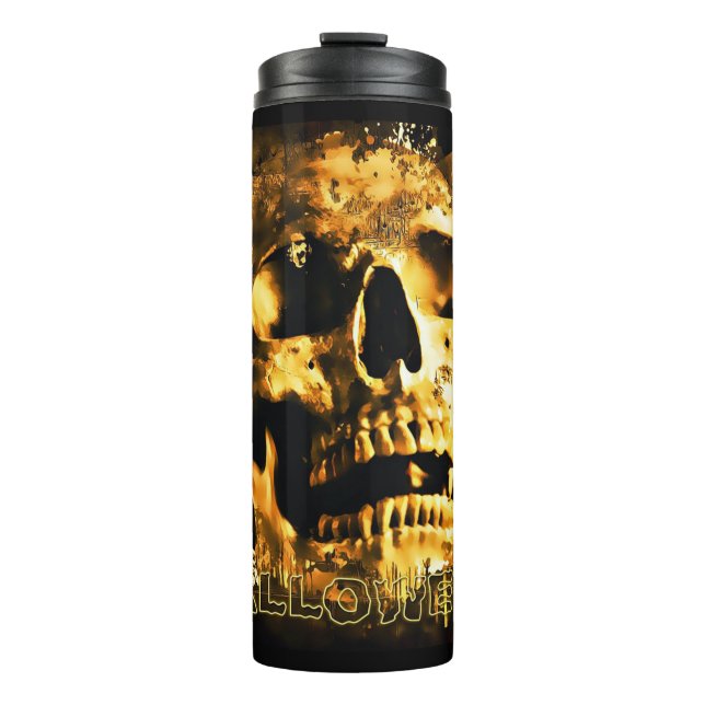 Skull Thermal Tumbler (Front)