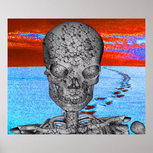 Skull Time Traveller Poster (Front)