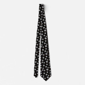 Skull Toss Dress Tie