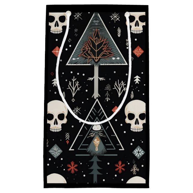 Skull & Tree Gift Bag (Front)