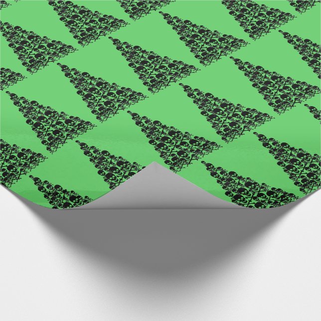 Skull Trees Wrapping Paper (Corner)