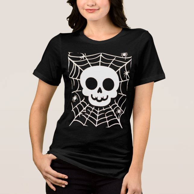 skull Tri-Blend shirt (Front)