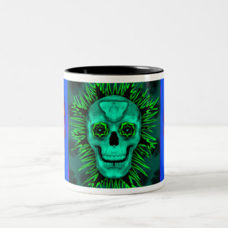 Skull Triptastic Two-Tone Coffee Mug