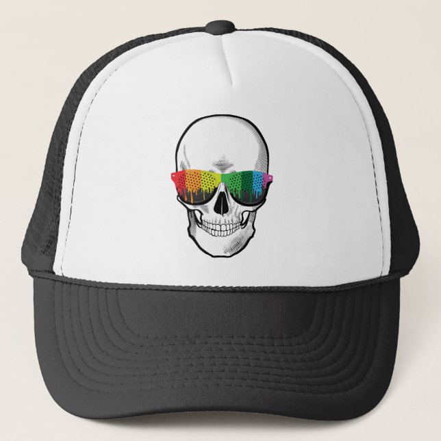 Skull Trucker Hat (Front)