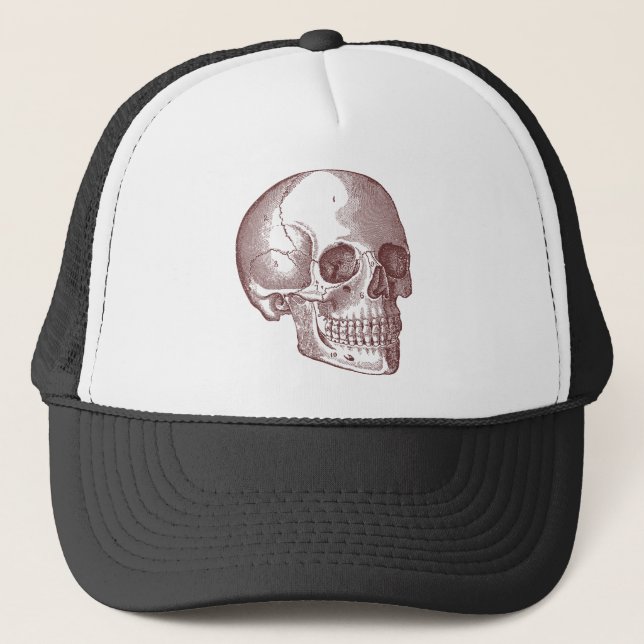 Skull Trucker Hat (Front)