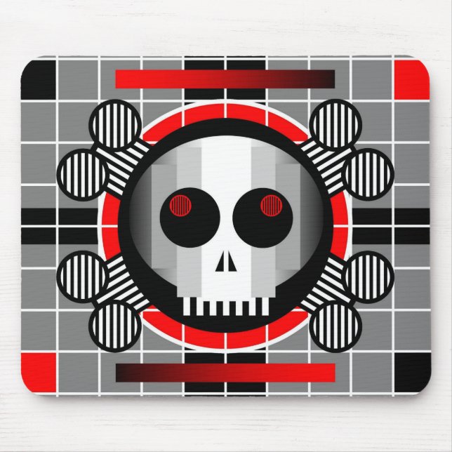 Skull TV mousepad (Front)