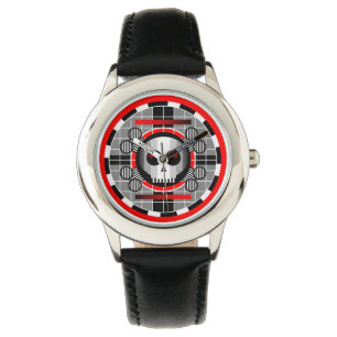Skull TV Round kid's adjustable bezel watch