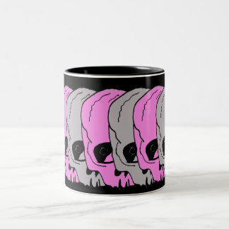 Skull Two-Tone Coffee Mug
