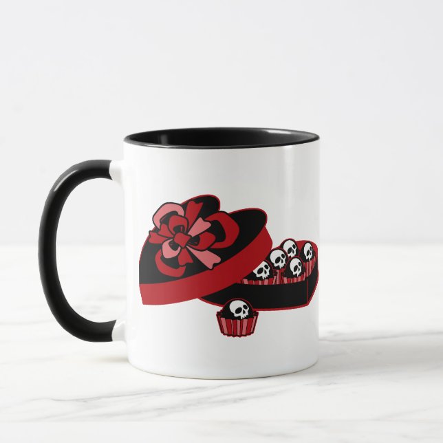 Skull Valentine Candy Mug (Left)