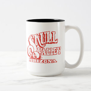 Skull Valley, Arizona Two-Tone Coffee Mug