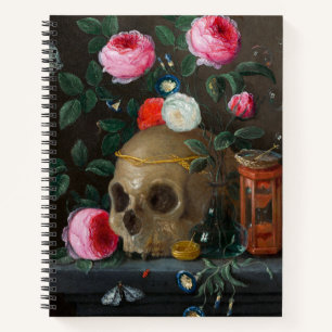 Skull Vanitas Still Life Jan van Kessel Notebook