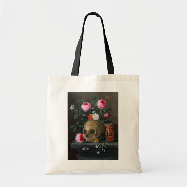 Skull Vanitas Still Life Jan van Kessel Tote Bag (Front)
