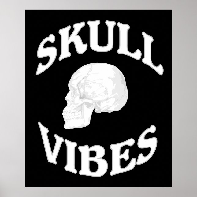 Skull vibes poster (Front)