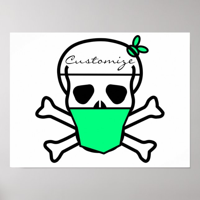 Skull Wearing Mask Thunder_Cove Poster (Front)