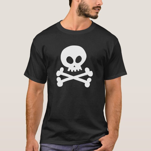 Skull-white T-Shirt (Front)