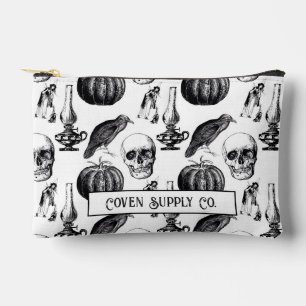 Skull & Witch Zipper Pouch