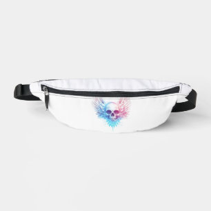 Skull with Angel Wings Bum Bags