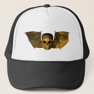Skull With Bat Wings Trucker Hat