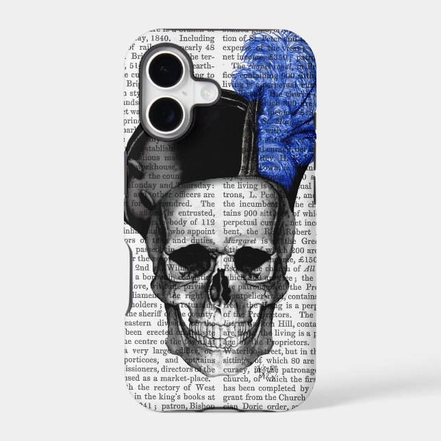 Skull with Blue Hat (Back)