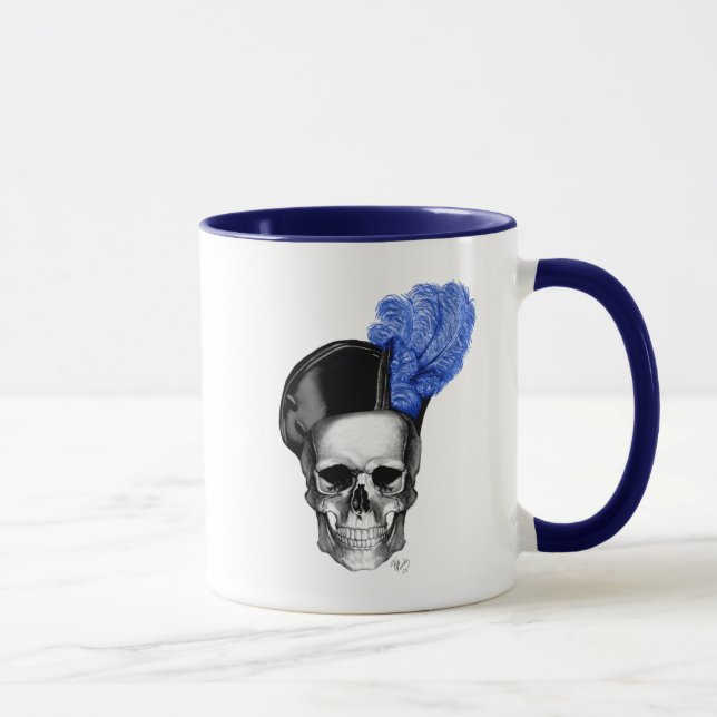 Skull with Blue Hat Mug (Right)