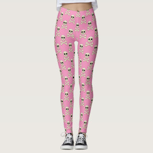 Skull with Bones Leggings