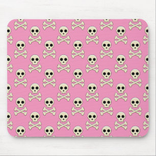 Skull with Bones Mouse Pad