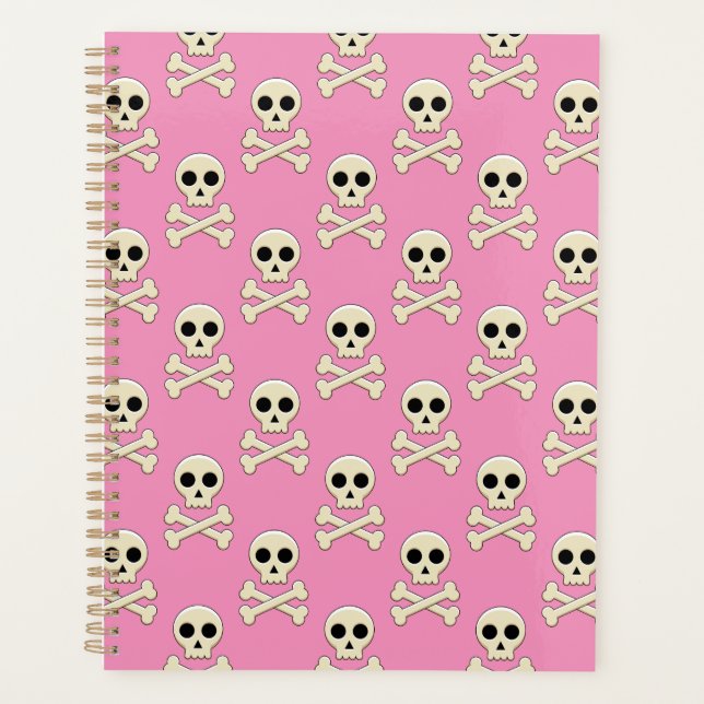 Skull with Bones Planner (Front)
