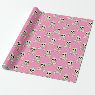 Skull with Bones Wrapping Paper