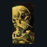 Skull with Burning Cigarette by Vincent van Gogh<br><div class="desc">Skull with Burning Cigarette by Vincent van Gogh is a vintage fine art post impressionism still life painting. A portrait of human skeleton smoking. Great image to use for anti-smoking products. Smoking kills 1, 000s every year, help someone to quit smoking today. Great image for Halloween or Día de los...</div>