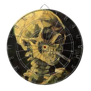 Skull with Burning Cigarette by Vincent van Gogh Dartboard