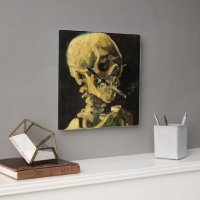 Skull with Burning Cigarette by Vincent van Gogh